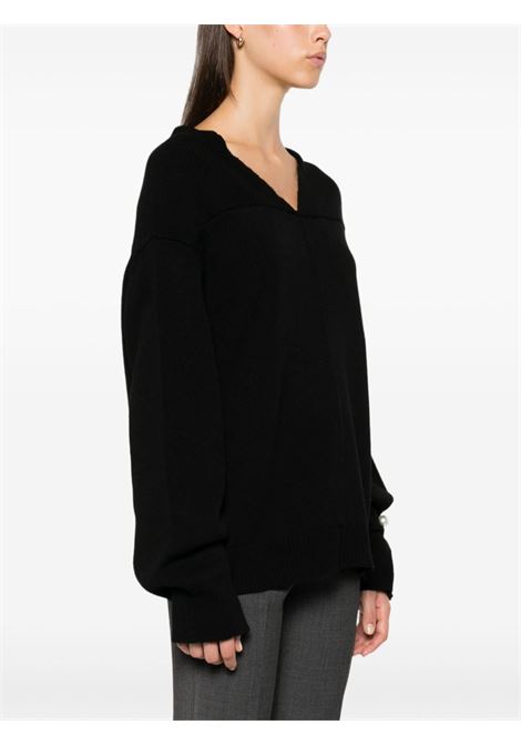 Black V-neck sweater Philosophy - women PHILOSOPHY DI LORENZO SERAFINI | 090871020555